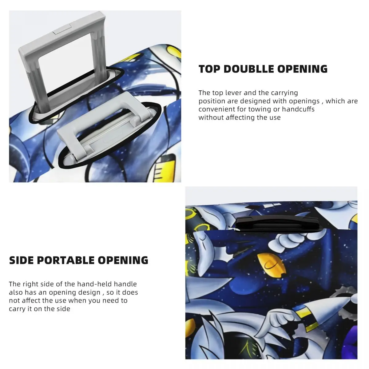 Робот убийство дронов V Uzi чехол для чемодана отпуск стретч чемодан дорожная