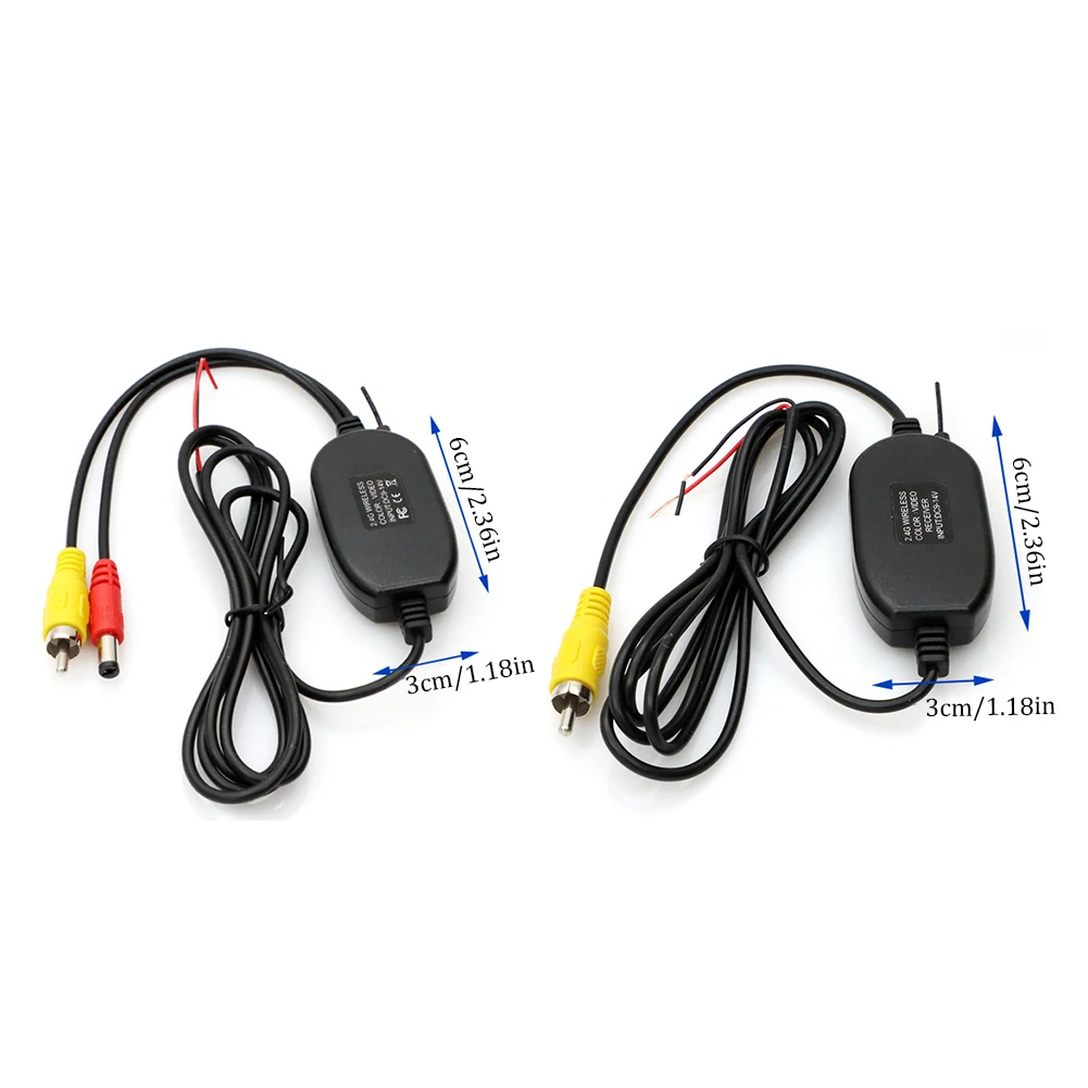 Комплект видеопередатчика и приемника для камеры заднего вида DVD-монитора 12 В 2 4