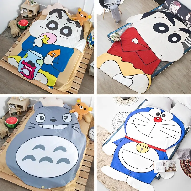 

Kawaii Sanrios Hellokitty Air Conditioning Quilt Cartoon Summer Cool Comfort Lightweight Fibre Skin-Friendly Breathable Blanket