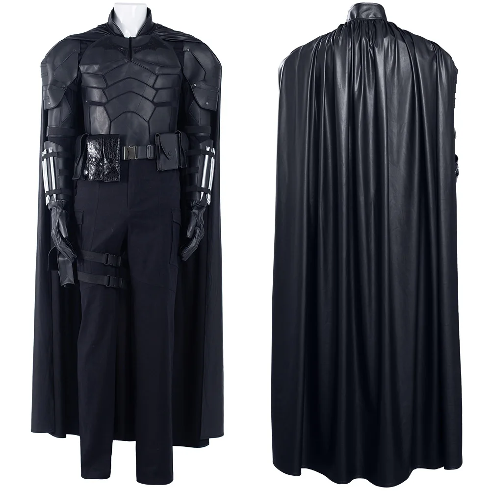 

Bruce Wayne Cosplay Costume Pants Cloak Outfits Halloween Carnival Suit