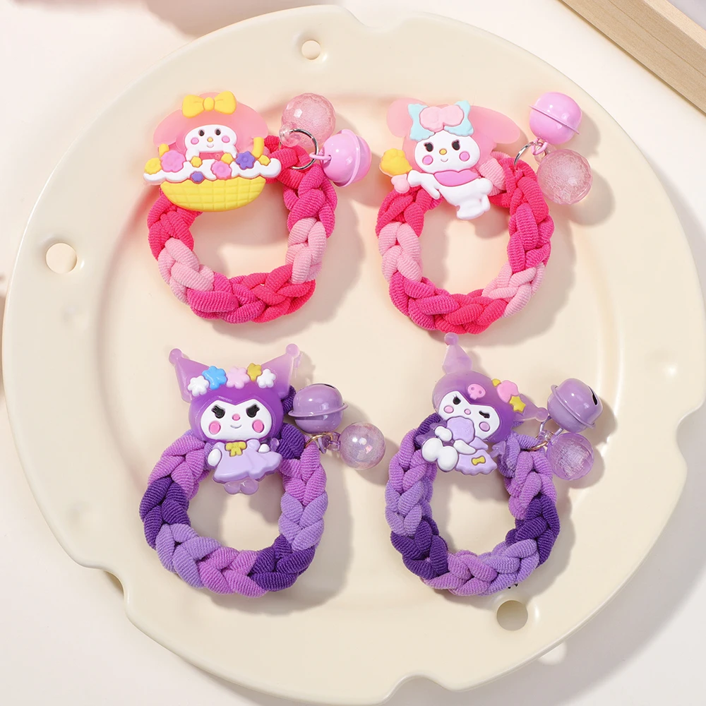 Женская эластичная заколка для волос 4 шт. в европейском и американском стиле