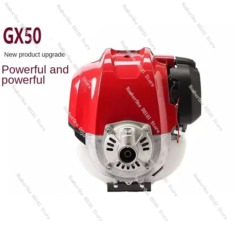 Фото Мощная четырехтактная газонокосилка с двигателем GX50 №1
