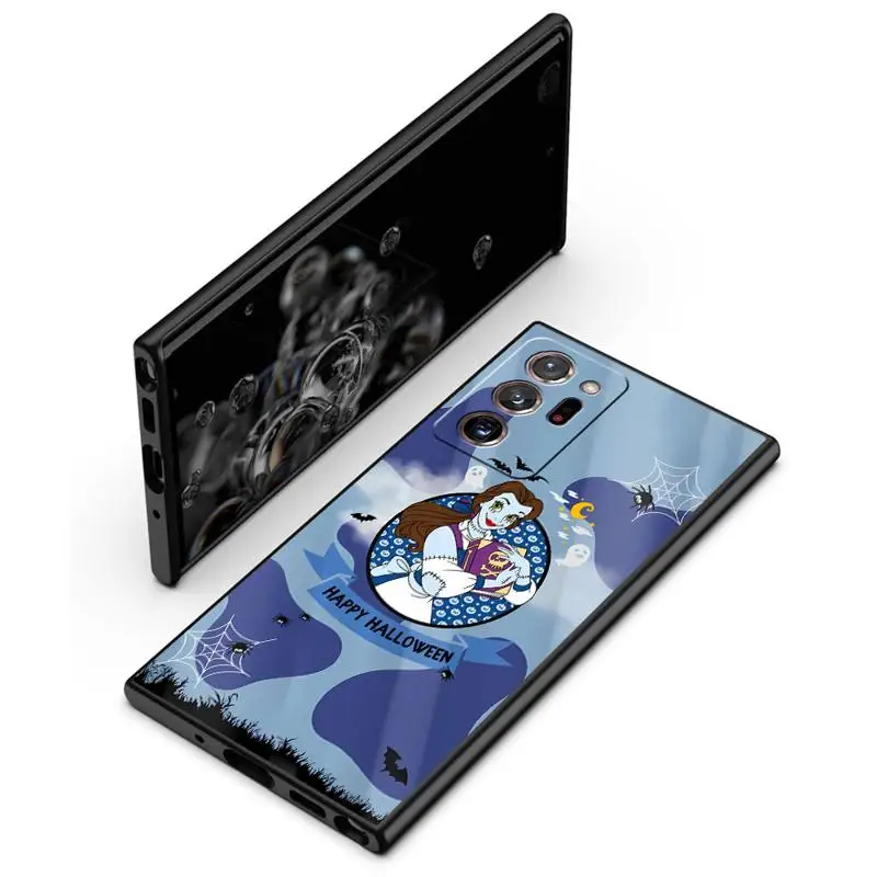 Чехол для телефона с героями Диснея Хэллоуин Белль Анна Samsung Galaxy S24 Ultra S23 S22 S21 Plus S20