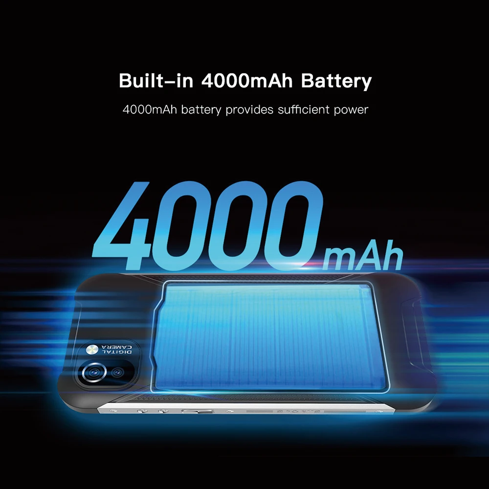 UNIWA W555 Android 12 4G Cellphone 5.71 Inch 3GB 32GB MT6761 Quad Core Mobile Phone 13MP Rear Camera 4000mA NFC Smartphone