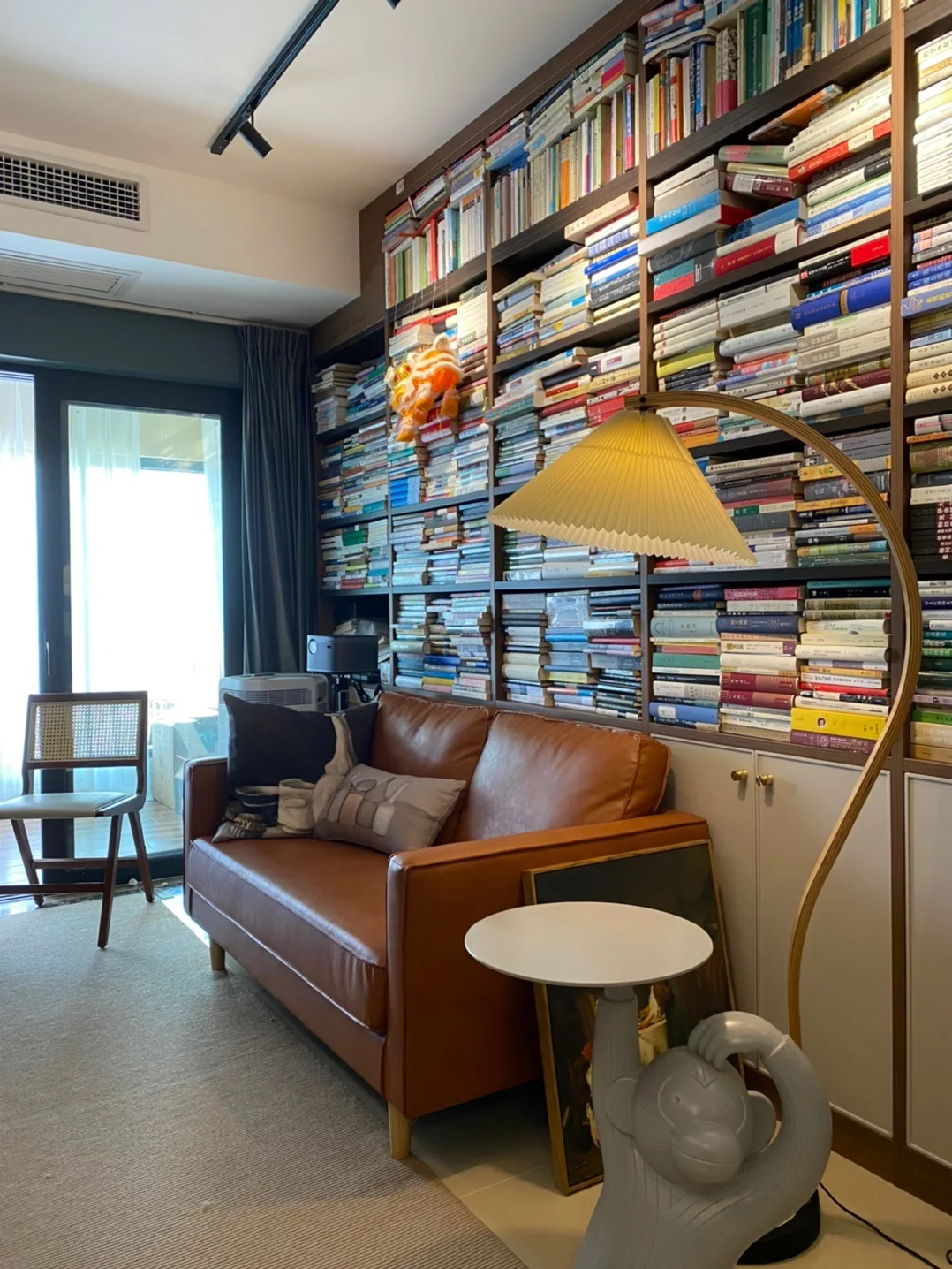 Датская плиссированная лампа для гостиной спальни дивана рядом с изогнутой