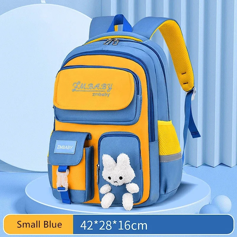 Grade1-6 Children Waterproof Schoolbags Cute Elementary Orthopedic School Bag for Kids Boys Girls Bag Student Satchel Lunch Bags