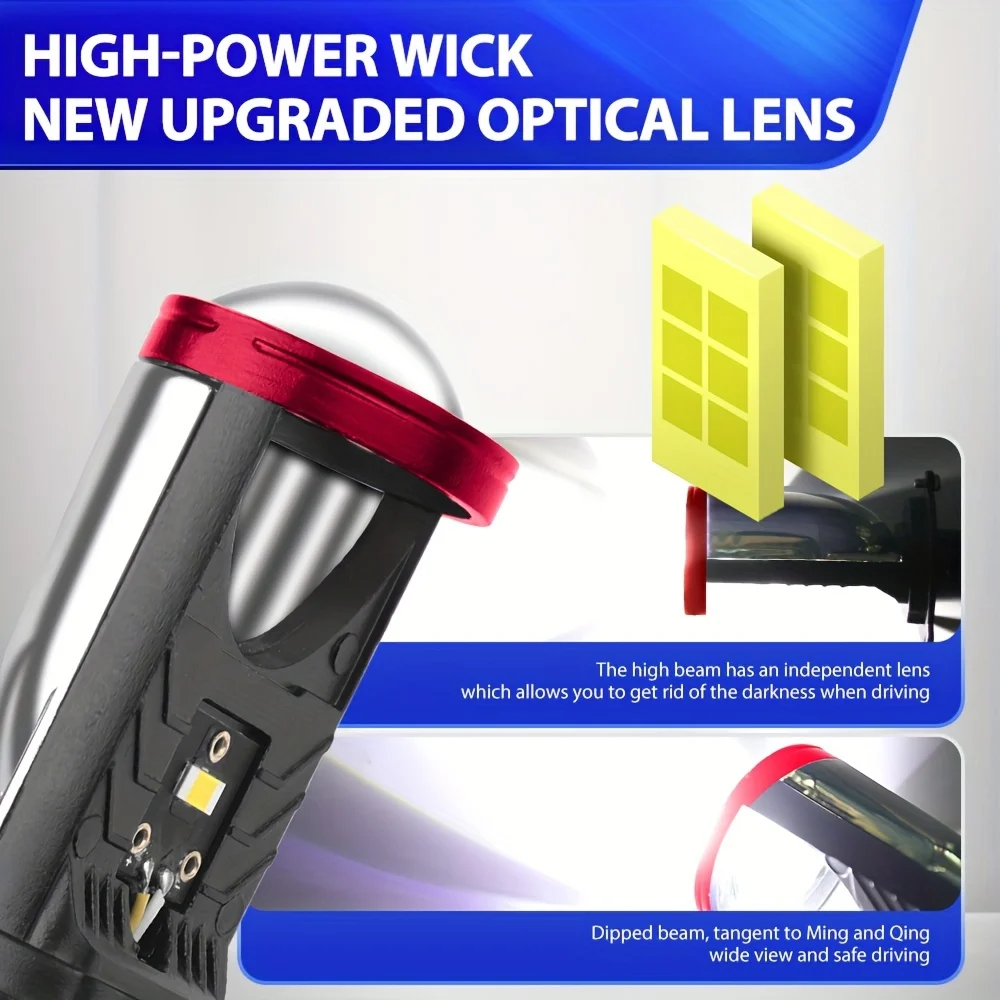 Лампа головного света для мотоцикла 1 шт./2 шт. H4