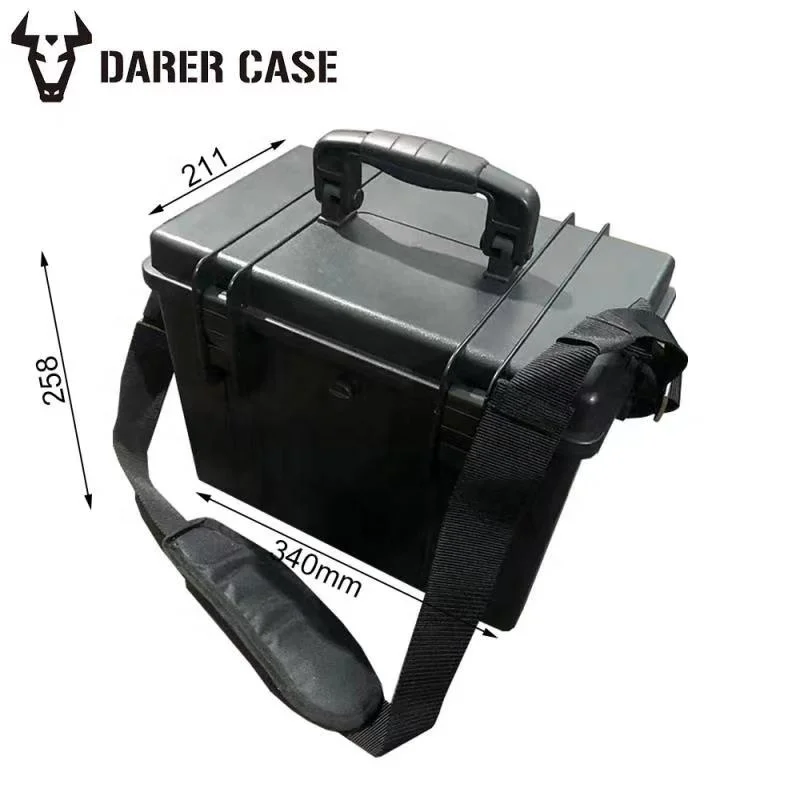 

340*211*258mm shoulder strap plastic hard case for binocular