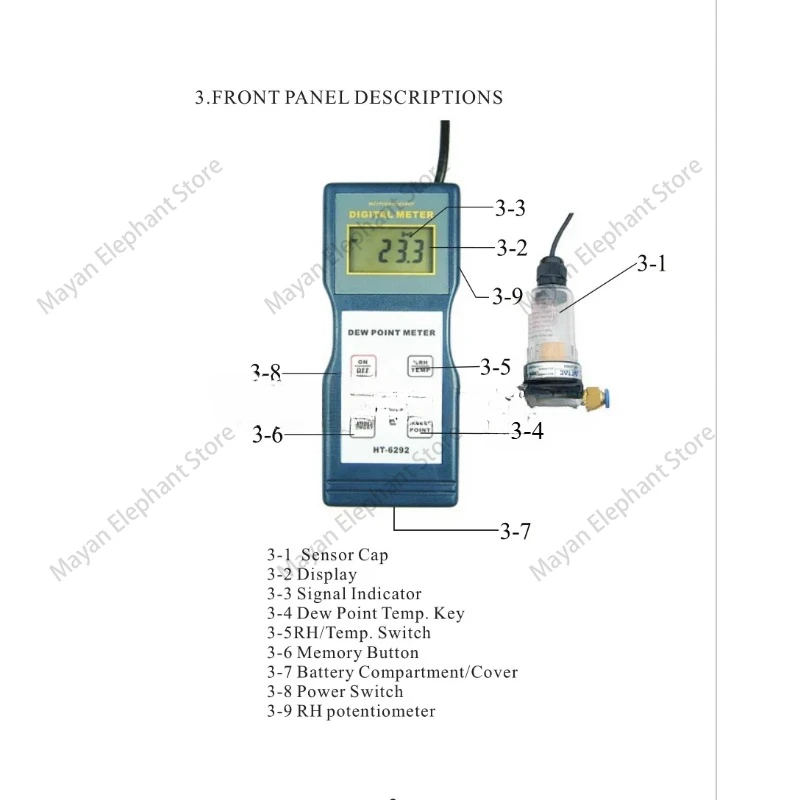 Портативные измерители точки росы для сжатого воздуха