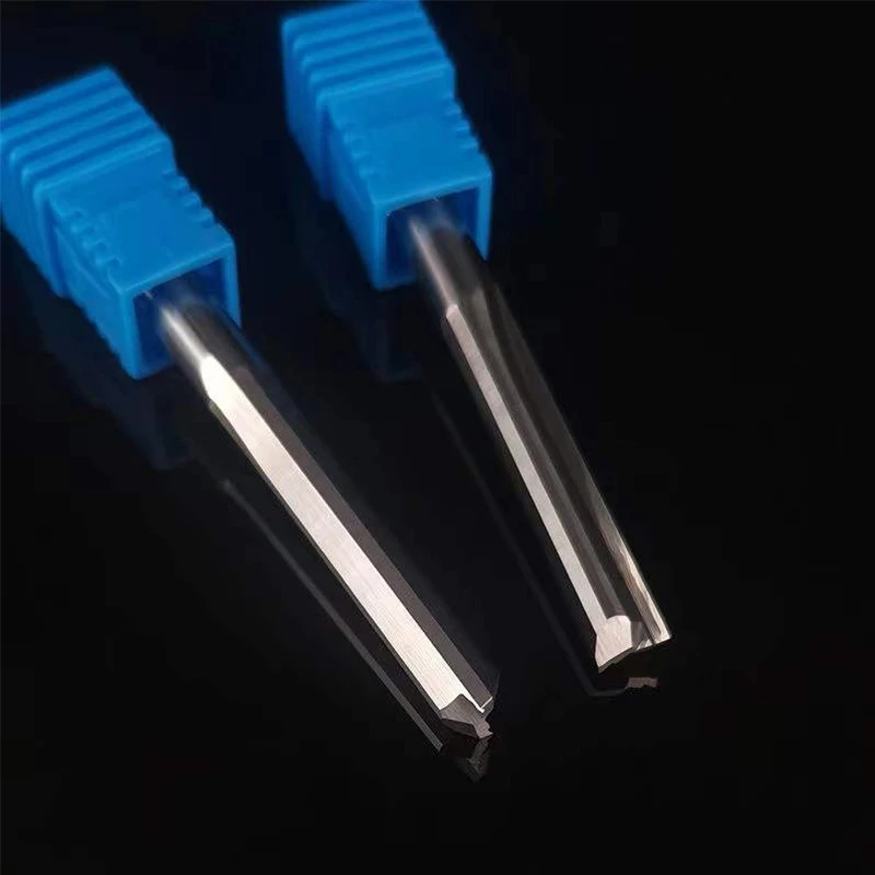 

2pcs 6*62MM Two Double Straight Flute Milling Cutter CNC Engraving Bit Wood Router Bits Sets, Carbide End Mill