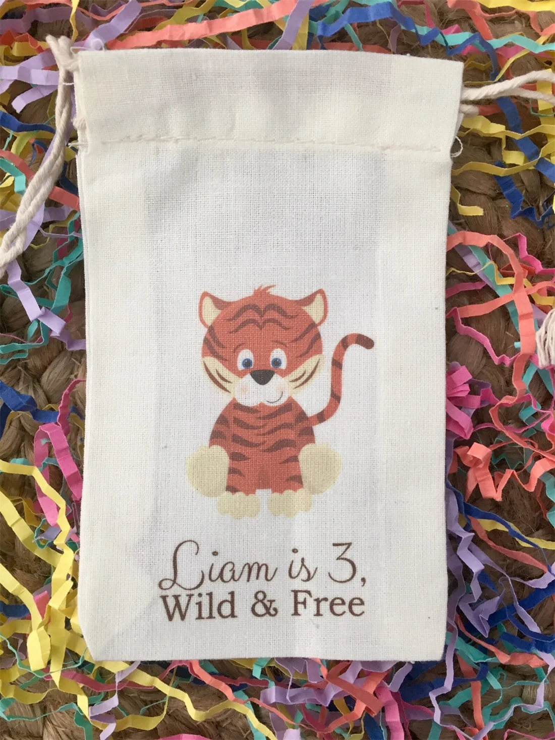 20 шт. персонализированные детские сумочки Джунгли/Сафари/зоопарка животные