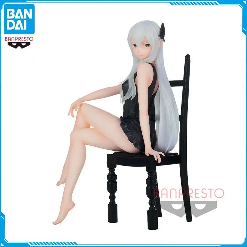 

Banpresto Original Re Zero Echidna Relax Time Starting Life In Another World From Zero Anime Action Figure Model Doll 21cm Toys