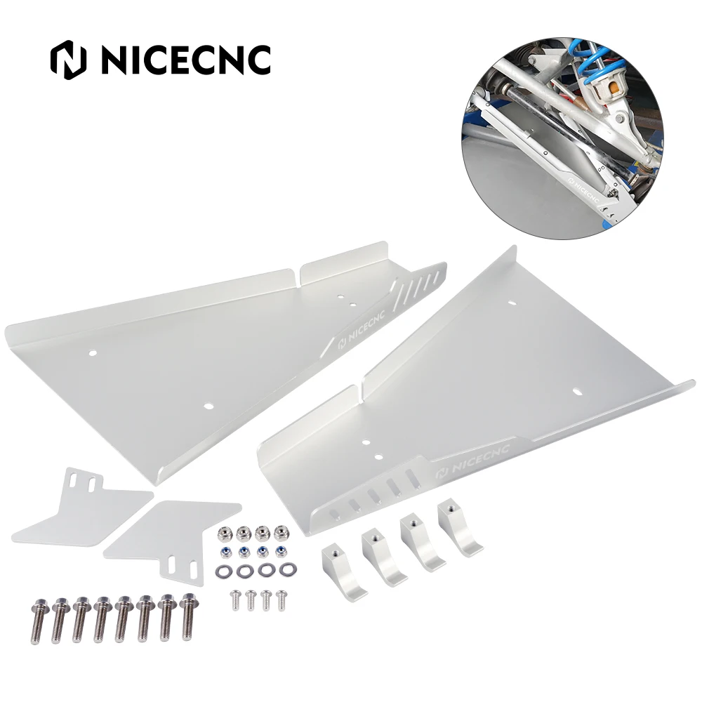 

NiceCNC Front Lower A Arm Guards Cover Protector For Polaris RZR XP 4 1000 TURBO 2017-2021 2020 UTV Aluminum Accessories
