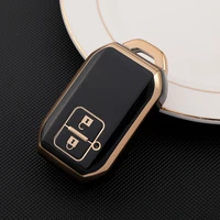 new premium car key case cover for suzuki spacia mk53s jimny sierra swift wagon interior accessories 2 4 button key cove