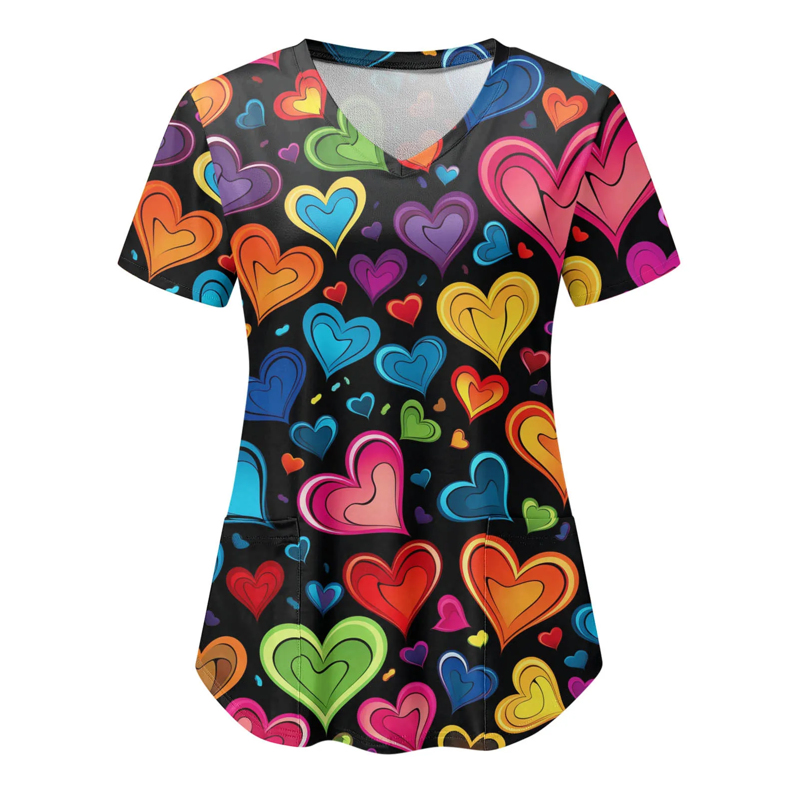 Женская медицинская Униформа с надписью Love