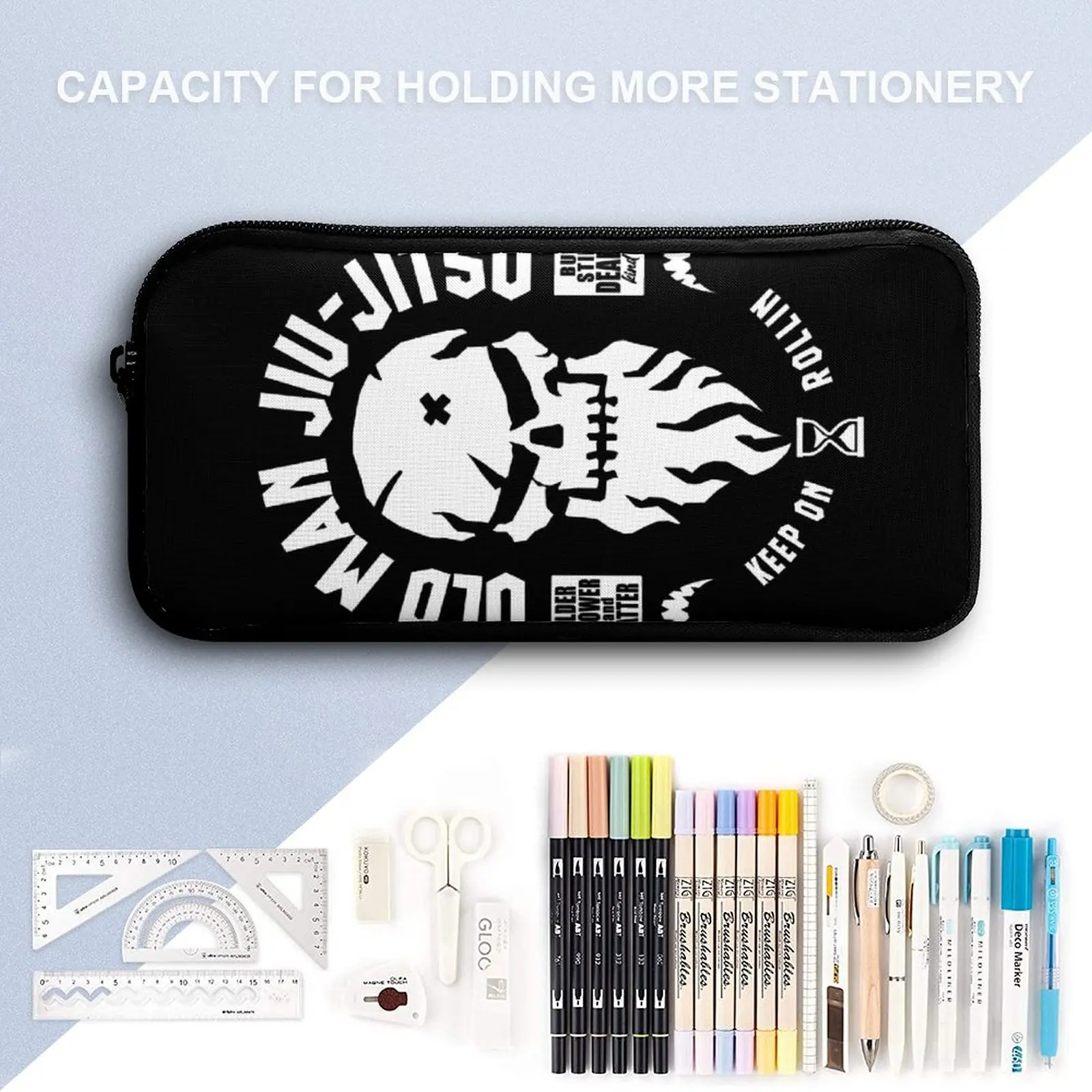 Набор 3 в 1 17-дюймовый рюкзак сумка для ланча ручек магнит джиу-джитсу пожилых