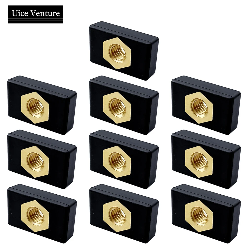 

10pcs Fishing Boat Kayak Track Rail Screw Mounting Nut M6 Nutsert Accessories Canoe Marine Hardware Fasteners