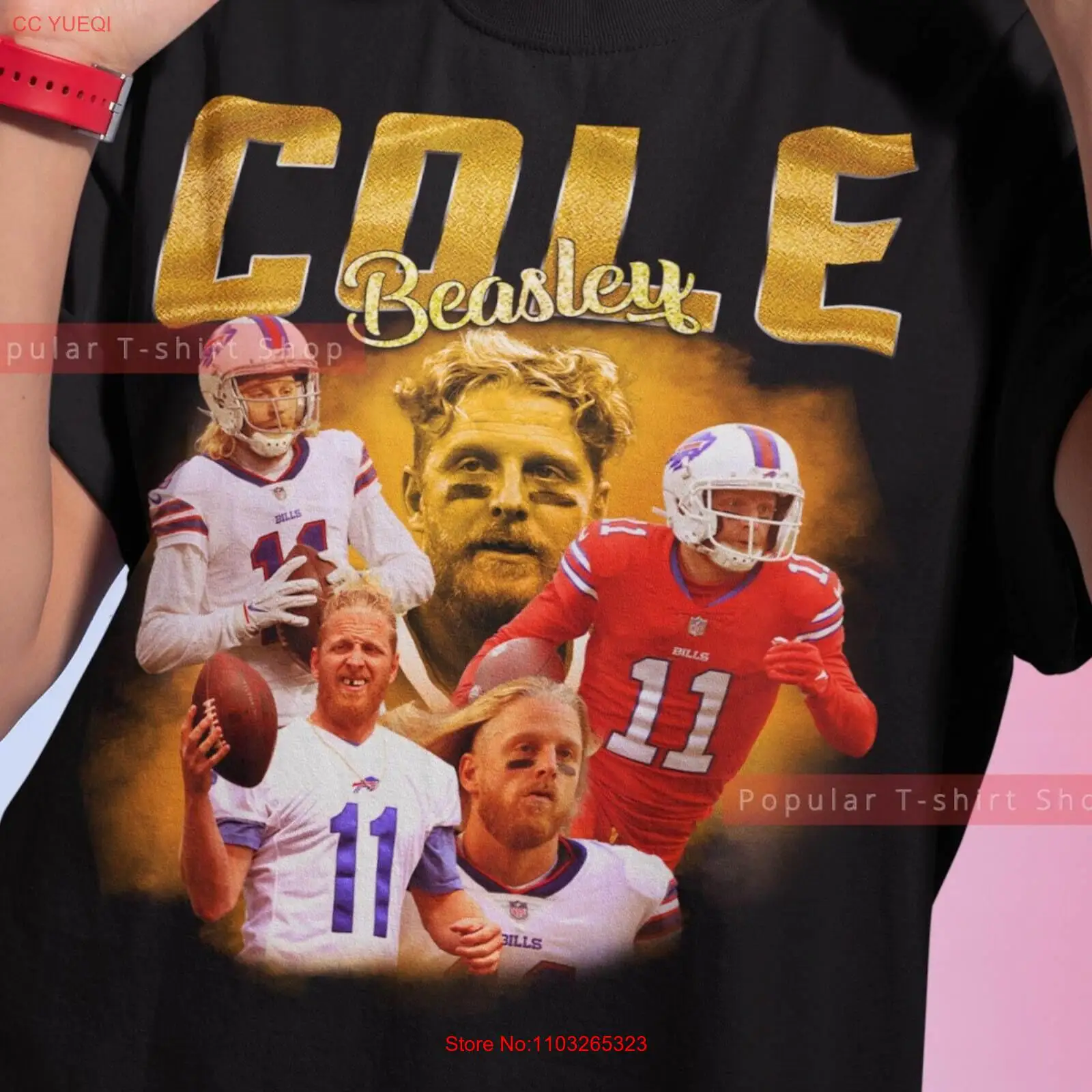 Винтажная РУБАШКА УНИСЕКС Cole Beasley Футболка подарок для Него и