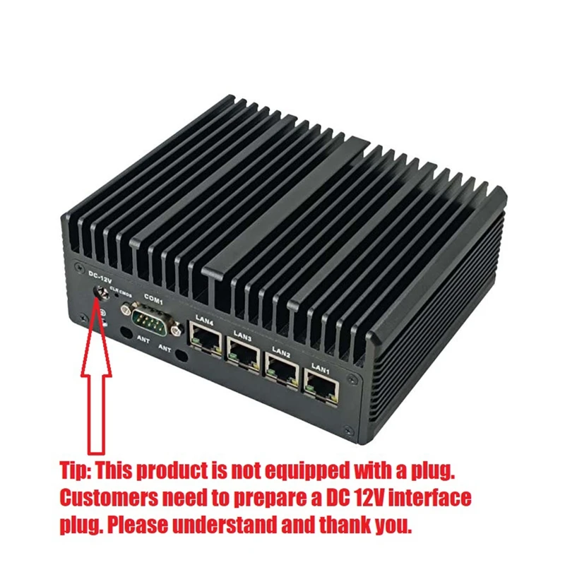 Межсетевой компьютер Мягкий маршрутизатор DDR5 4800 МГц 4X2.5G I226 Поддержка LAN M.2 NGFF SSD