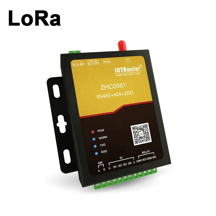 

ZHC0561 LoRa Device GPS RTU with RS485 2DO 4DI Ports for Door Lock System OEM Factory
