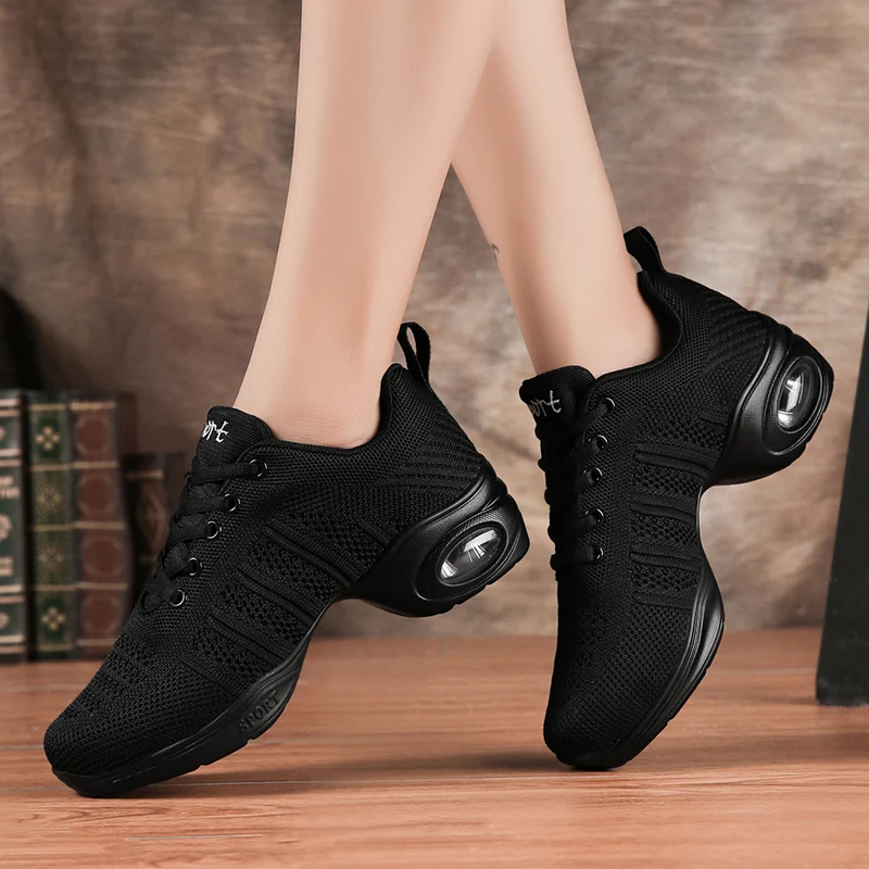 SENAGE Professional Dance Shoes Sports Feature Soft Outsole Breathable Sneakers for Woman Practice Shoes Modern Dance Jazz Shoes