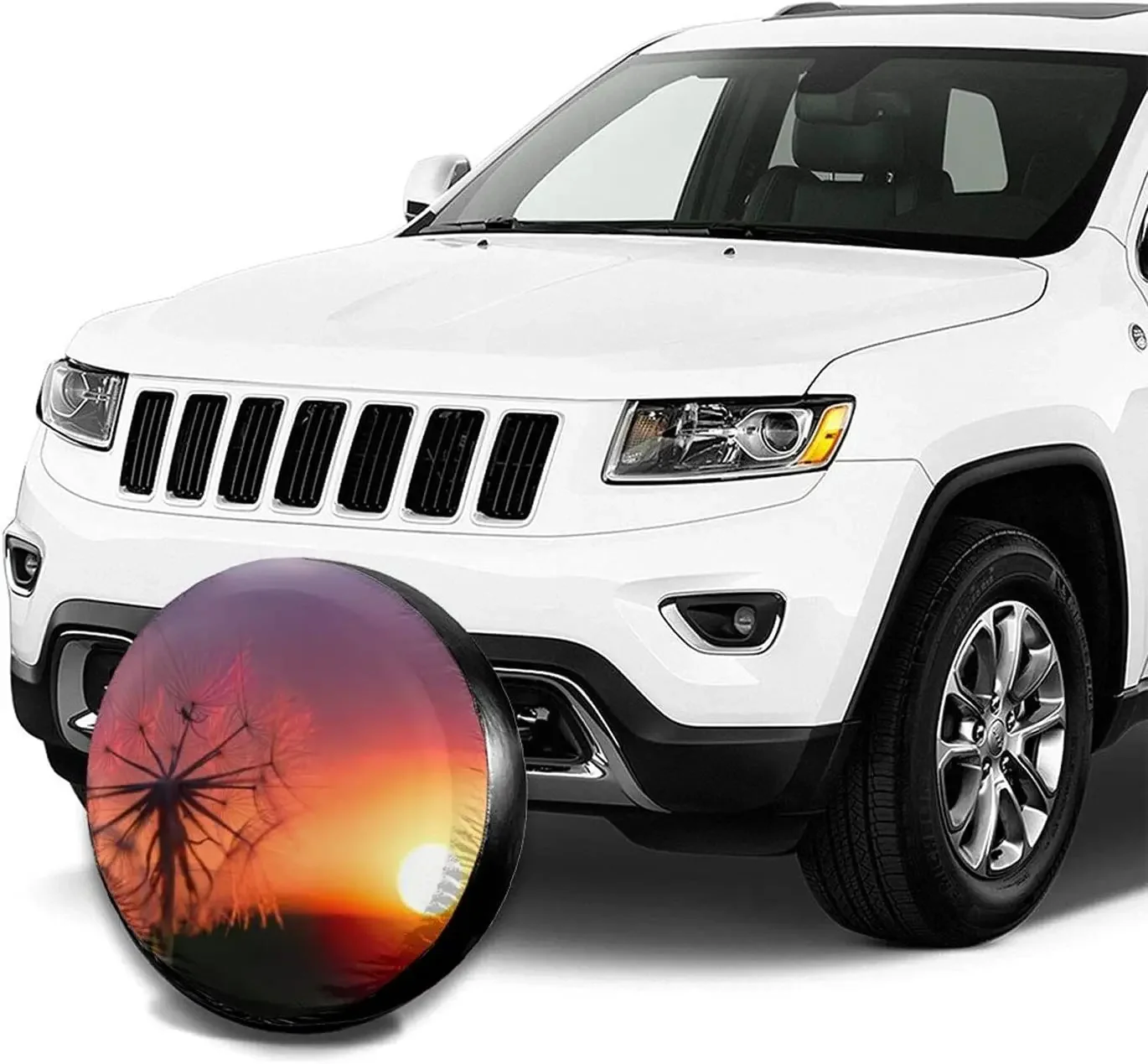 Delumie восход солнца Полиэстер запасные покрышки rv шикарные автомобильные