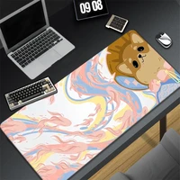cables cute dog mouse pad gamer keyboard mat laptop art office computer desk anime mousepad large carpet gaming table mats
