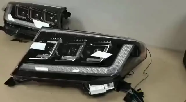 

Head Lamp refit 3 Lens LED Car Light Auto Parts Hot selling led head light head lamp FOR LAND CRUISER 2008-2015