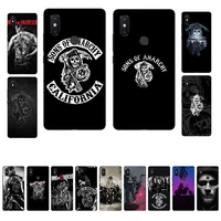maiyaca sons of anarchy usa tv phone case for xiaomi mi 8 9 10 lite pro 9se 5 6 x max 2 3 mix2s f1