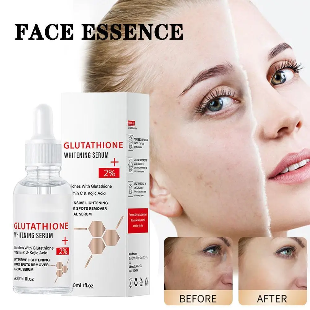 

30ml Whitening Freckle Serum Remove Acne Dark Spots Skin Natural Brightening Face C Care Moisturizing Vitamin Essence R7S0