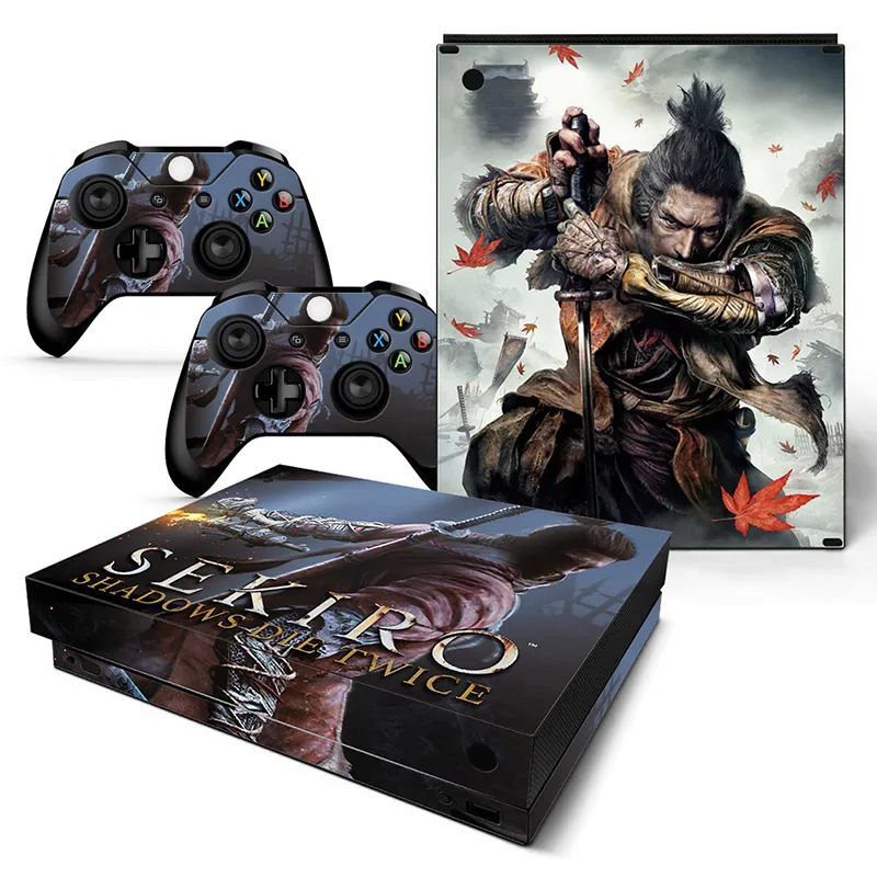 Наклейка на корпус из ПВХ для консоли Xbox One X и контроллеров Sekiro