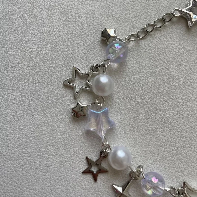 Подвесной браслет из бисера Y2K Star and Moon идеи подарков подвесная мода милый дружба