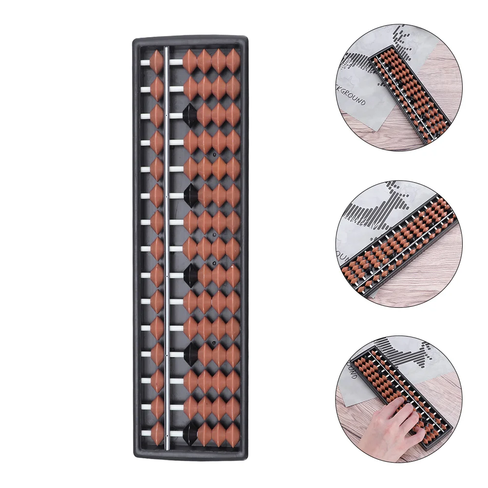 

2 Pcs Educational Portable Small Abacus Abacus Educational Counting Major Small Plastic Children Plaything Traditional
