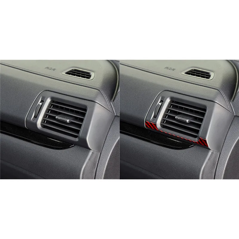 Наклейки на решетку вентиляционного отверстия передней двери из углеродного