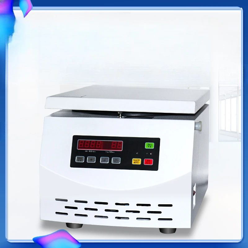 

Digital display brushless high and low speed centrifuge serum separator laboratory centrifuge large capacity