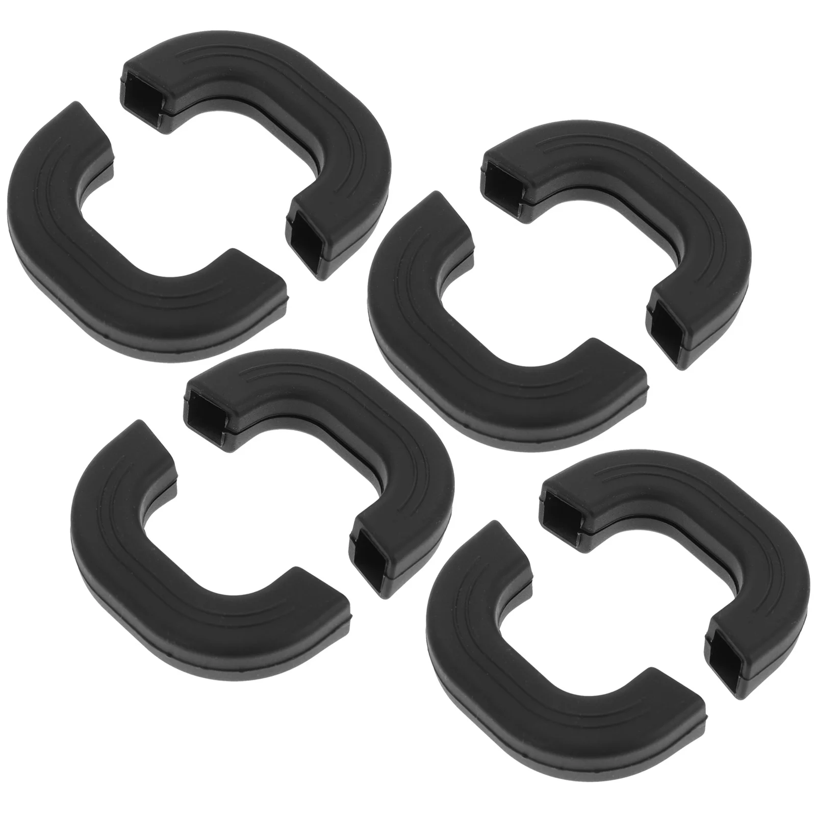 

4 Pcs Metal Steamer Silicone Pan Grip Hot Handle Holder Teapot Sleeve Covers Potholder Earrings