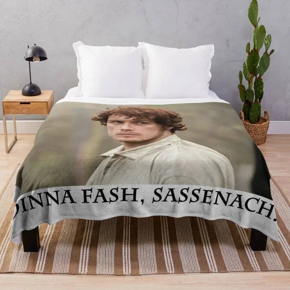 Dinna fash Sassenach. Одеяло для дивана многофункциональное очень большое одеяло