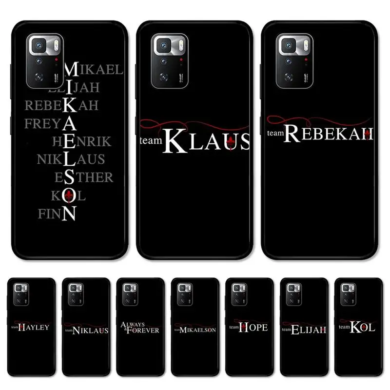 

Mikaelson Family Phone Case for Redmi Note 8 7 9 4 6 pro max T X 5A 3 10 lite pro