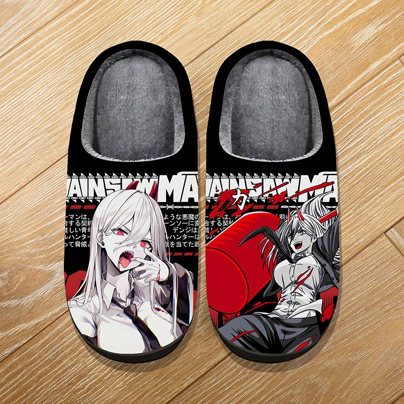 Зимние домашние теплые тапочки с героями мультфильмов нестандартного размера