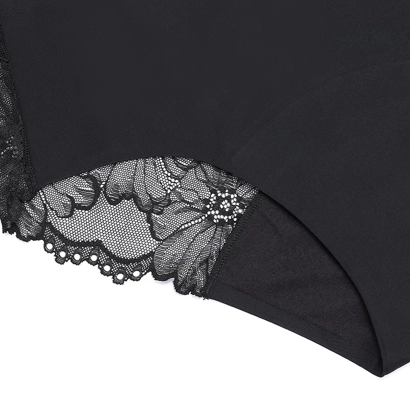 2pcs/lot 4 Layers Sexy Lingerie LACE Leak Proof Menstrual Panties Women Period Undewear Mid Waist Physiological Briefs for Girl