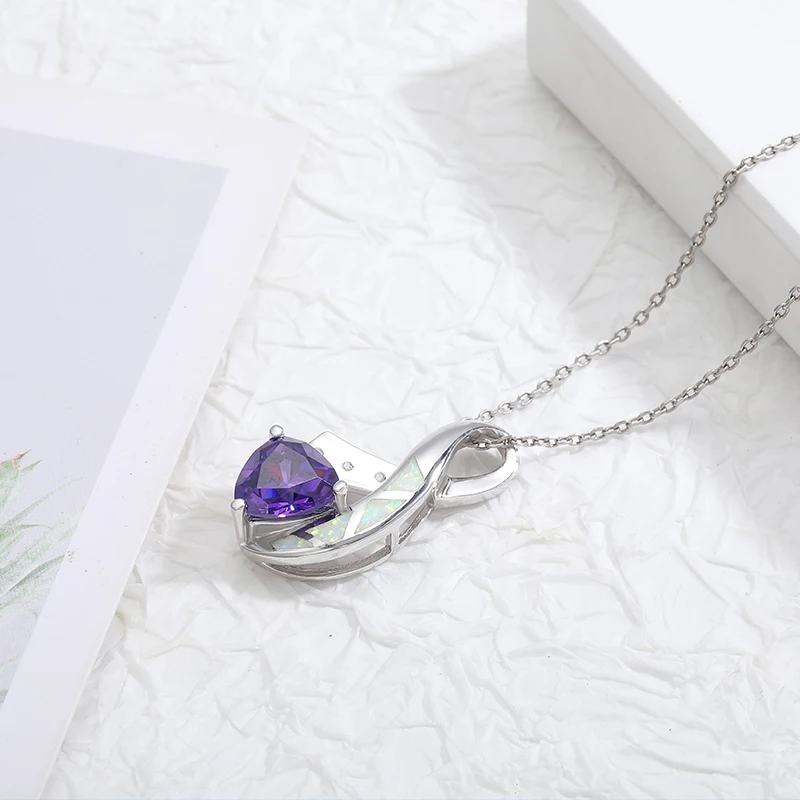 XYOP Синтетический кулон с белым узором OPAL pirit Rhyme Beauty Free элегантная и красивая