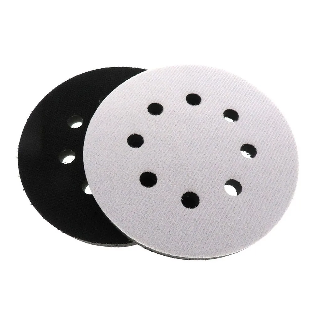 

125Mm Sponge Interface Pad 8-Hole Hook&Loop Inch Pads Sanding Practical