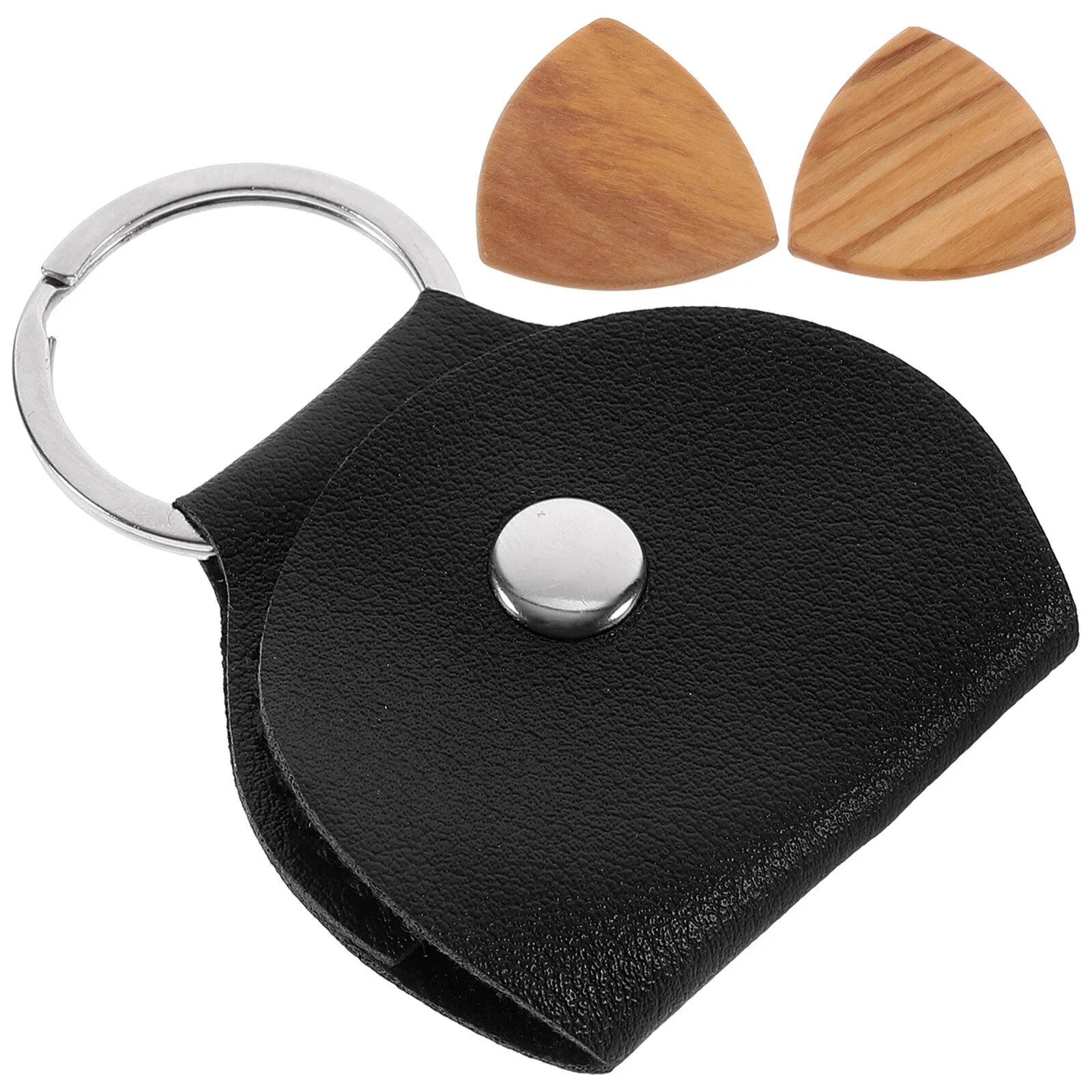 

1 Set Guitar Pick Case Keychain Holder Instrument Pick Carrying Case Container