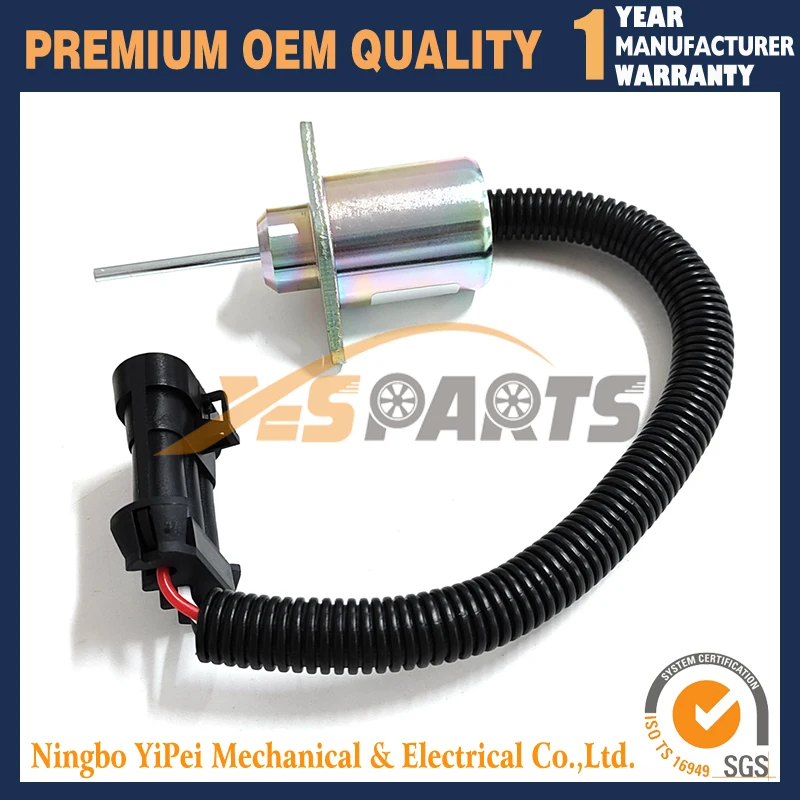 12В 6691498 Соленоид отключения подачи топлива для Bobcat 325 328 329 331 334 335 337 341 425 428 1503ES-12A5UC4S