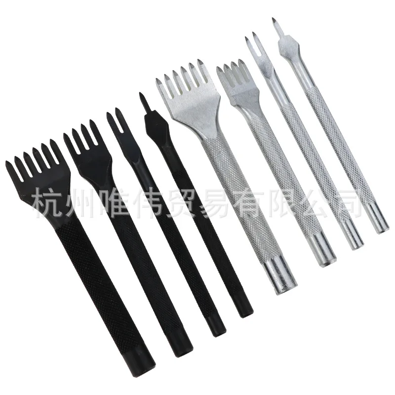 

Handmade Leather Goods DIY Diamond Cut 3MM/4MM Spacing Leather Punching Set Leather Art Leather Bag Making Small Harpoon