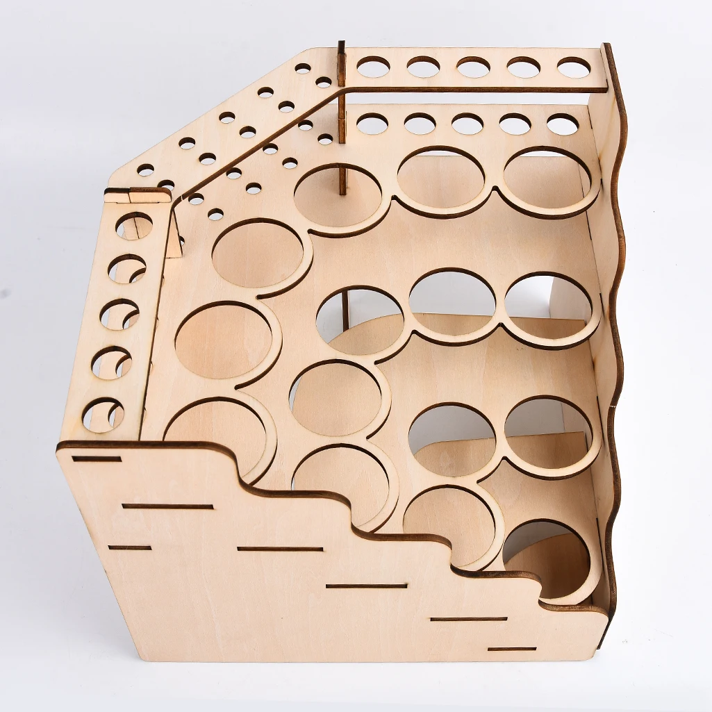 Деревянная стойка для инструментов подставка кистей рисования чернилами