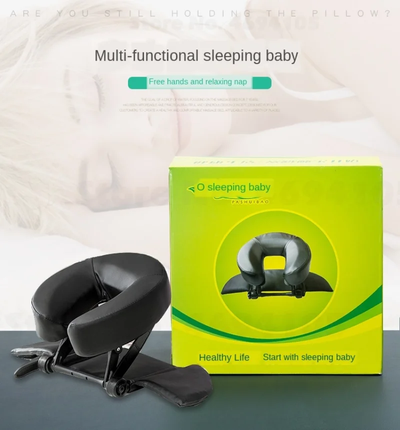 

Compact Massage U Shaped Table Face Cradle Headrest Platform Self-Adjusting Face Down Cradle Cushion Pillow Replacement