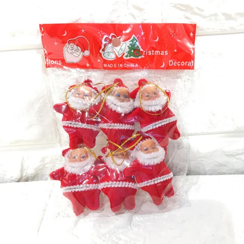 

Рождественские украшения Санта Клаус 6 шт.