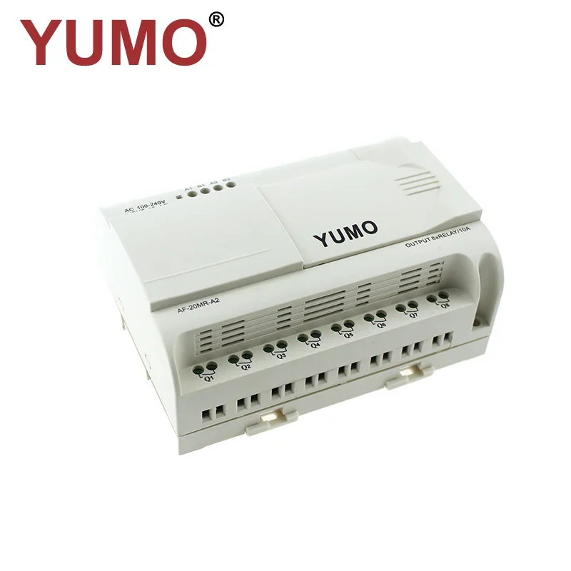 YUMO PLC AF-20MR-A2 12-точечный цифровой вход переменного тока 8-точечный релейный модуль