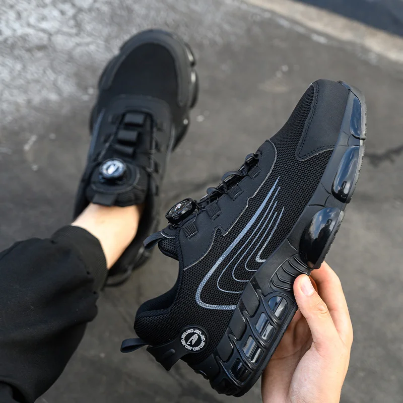 Женские неразрушимые ботильоны с защитой от ударов защитная обувь кроссовки со